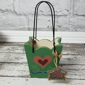 Rare Vintage heartwood creek basket by Jim Shore